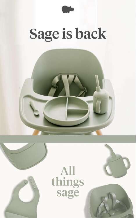 Minimal Pastel High Chairs