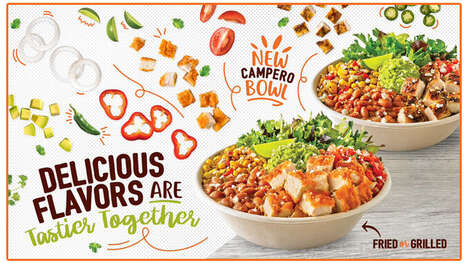 Freshly Prepared Chicken-Topped Meals