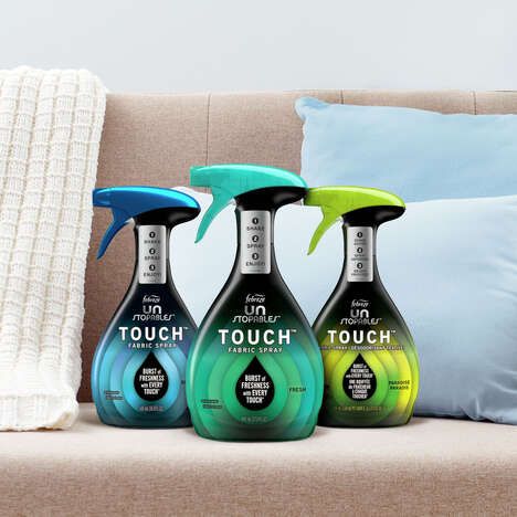 Touch-Activated Fabric Sprays