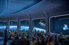 Earth-Orbiting Theme Park Restaurants