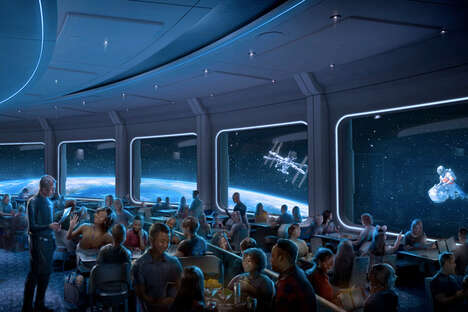Earth-Orbiting Theme Park Restaurants