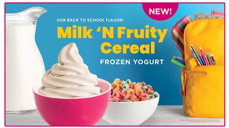 Back-to-School Frozen Yogurt Flavors