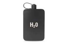 Sleek Flask-Shaped Water Bottles