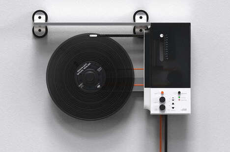 Wall-Mounted Record Players