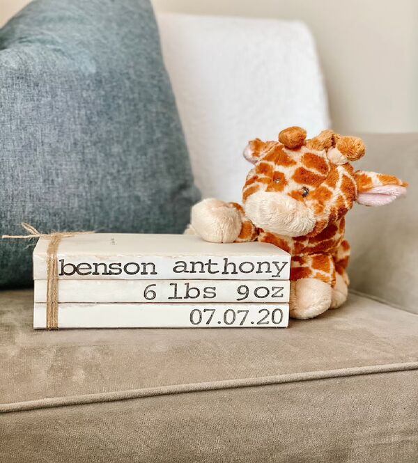 Customizable Birth Announcement Books
