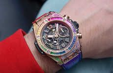 Ultra-Luxe Rainbow Timepieces