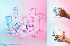 Elegant Iridescent Glassware