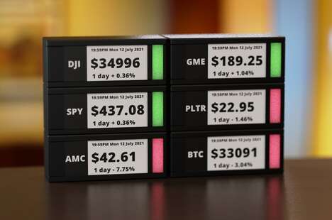 IoT-Connected Stock Tickers