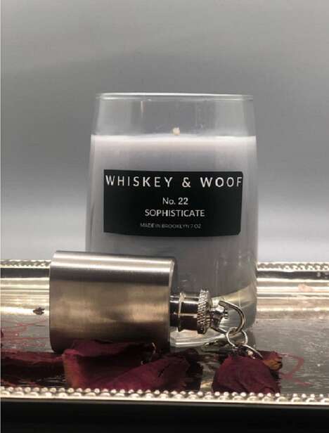 Sophisticated Bourbon-Scented Candles