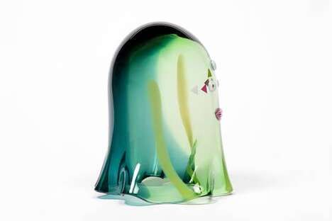 Ghost-Character Glass Artwork