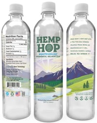 Calm-Inducing Hemp-Based Drinks
