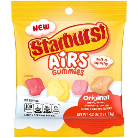 Fruit-Flavored Aerated Gummies