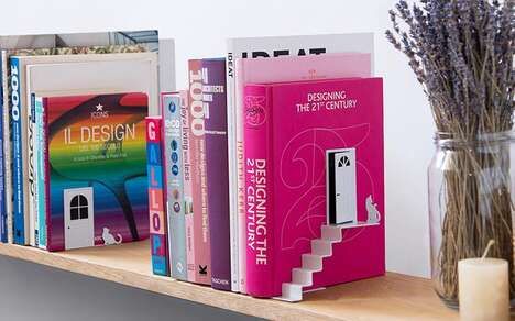 Quirky Staircase Bookends
