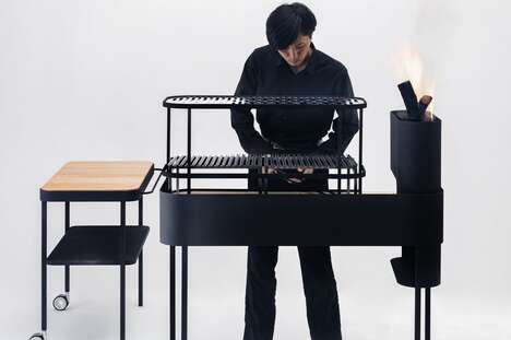 Minimalist Wood-Fired BBQs