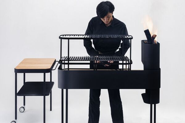 Minimalist Wood-Fired BBQs