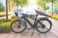 UV-Repellent Bicycle Umbrella Covers Image 5