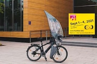 UV-Repellent Bicycle Umbrella Covers Image 8
