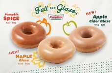 Seasonally Flavored Glazed Donuts