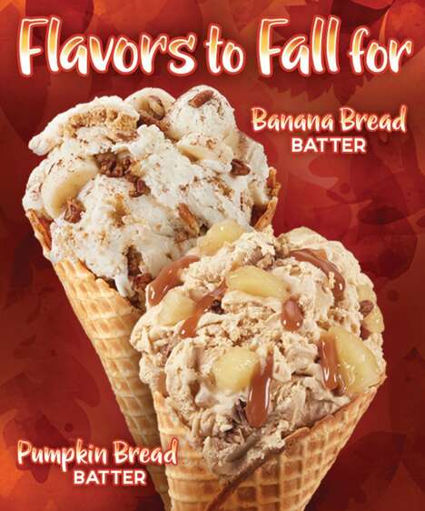Pumpkin Bread Ice Creams