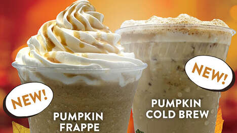 Creamy Pumpkin Frappes