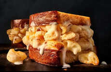 Macaroni-Stuffed Grilled Cheeses