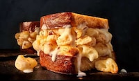 Macaroni-Stuffed Grilled Cheeses Image 1