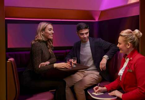 Booth-Style Airplane Seating