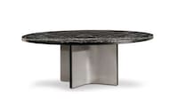 Marbled Metal Sculptural Tables Image 1