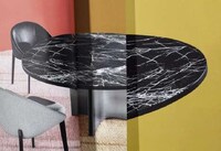 Marbled Metal Sculptural Tables Image 3