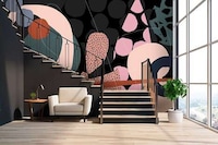 Abstract Geometric Wallpaper Patterns Image 1
