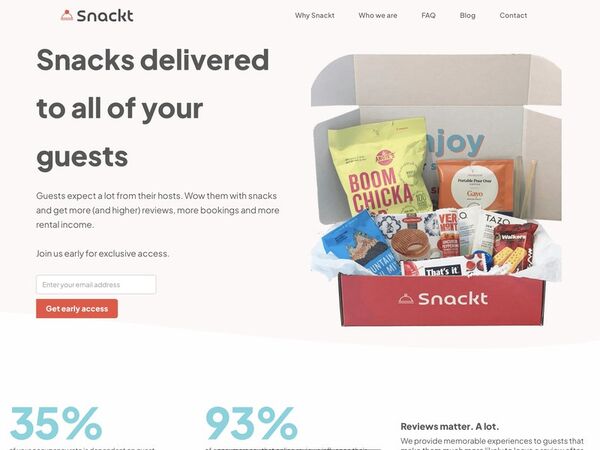 Vacation Rental Snack Services