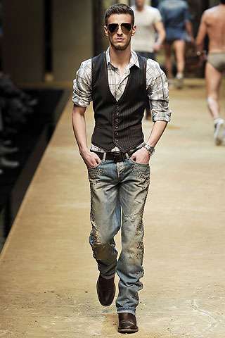 Tux Vested Denim