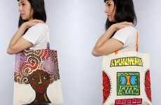Tribal Hand-Painted Purses