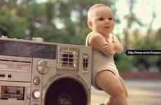 Rollerblading Baby Ads