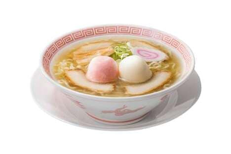 Mochi-Topped Ramen Noodles