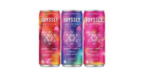 Sparkling Mushroom Elixirs