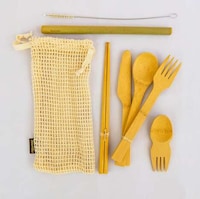 On-the-Go Bamboo Utensils
