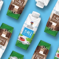 On-the-Go Resealable Milk Cartons