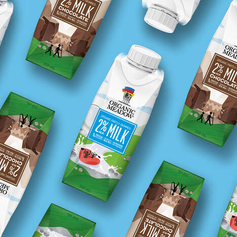 On-the-Go Resealable Milk Cartons
