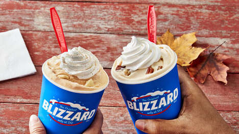 Autumnal Ice Cream Menus