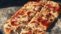 Meaty Pizza-Style Flatbreads Image 1