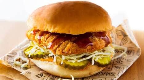 Saucy Orange Chicken Sandwiches