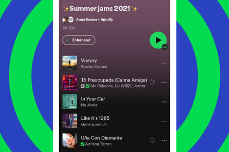 Algorithmically Enhanced Music Playlists