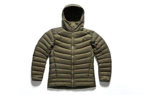 Down-Insulated Winter Hoodies