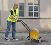 Pothole-Filling Advertising Trolleys Image 1