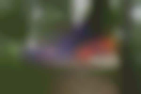 Paneling Vibrant Running Shoes