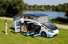 Pop-Up Solar-Powered Campers