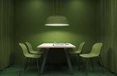 Recycled Sound-Absorbing Lamps