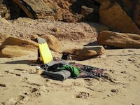 Chair-Equipped Beach Backpacks Image 6