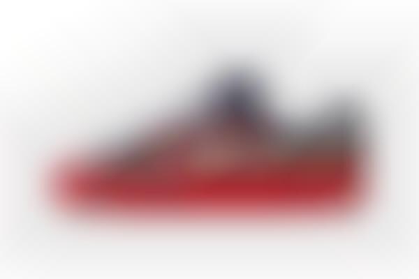 Graffiti-Themed Suede Sneakers